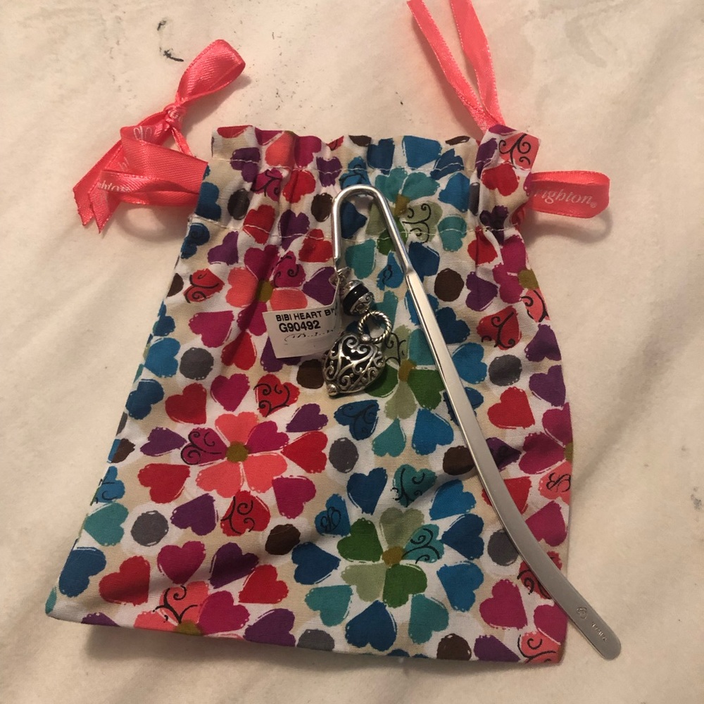 Brighton heart bookmark in gift bag.